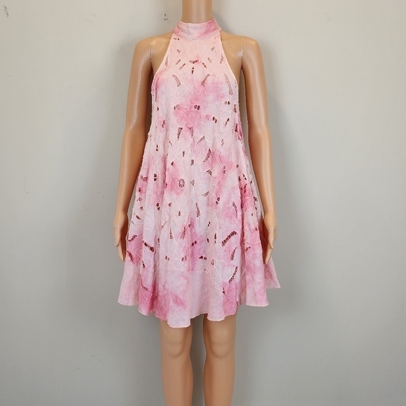 Free People Sleeveless  Eyelet Mini Dress - Picture 5 of 10